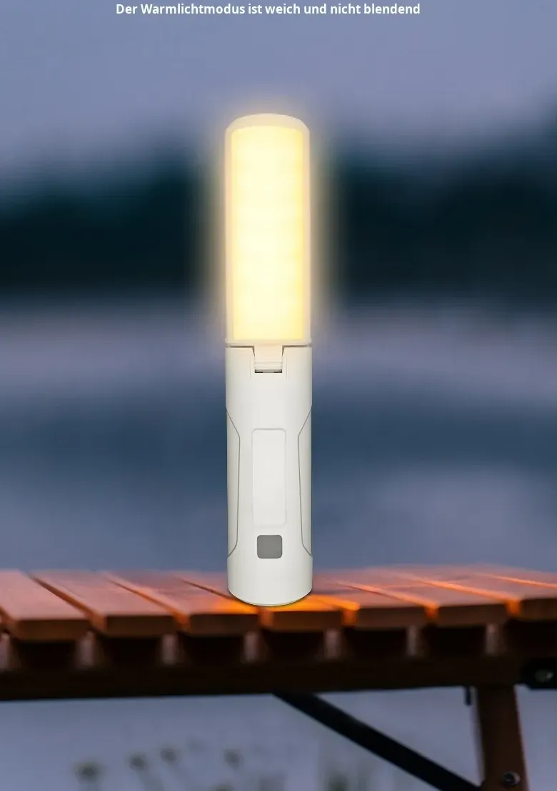 Dreiblattleuchte ideal f&uuml;r Outdoor-Aktivit&auml;ten