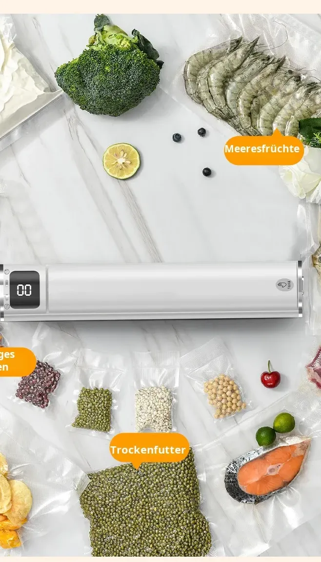 Frischhalten von Lebensmitteln mit JMY Vakuummaschine