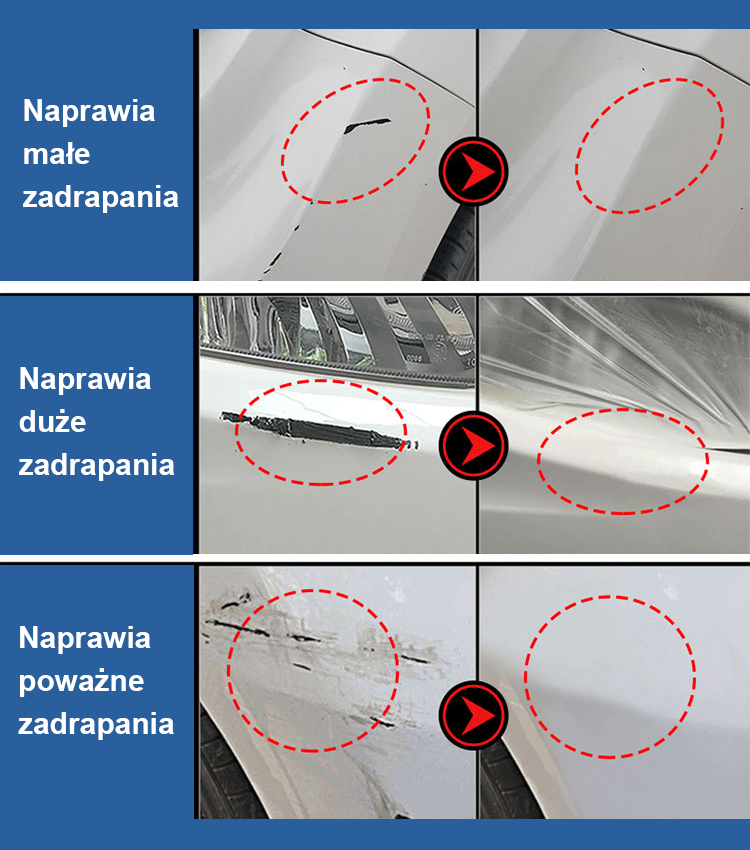 3 sekundy naprawiają każde zadrapanie✅【Naprawa powierzchni samochodu + balsam pielęgnacyjny】Dzięki niemu co roku zaoszczędzisz tysiące złotych na naprawach!💰