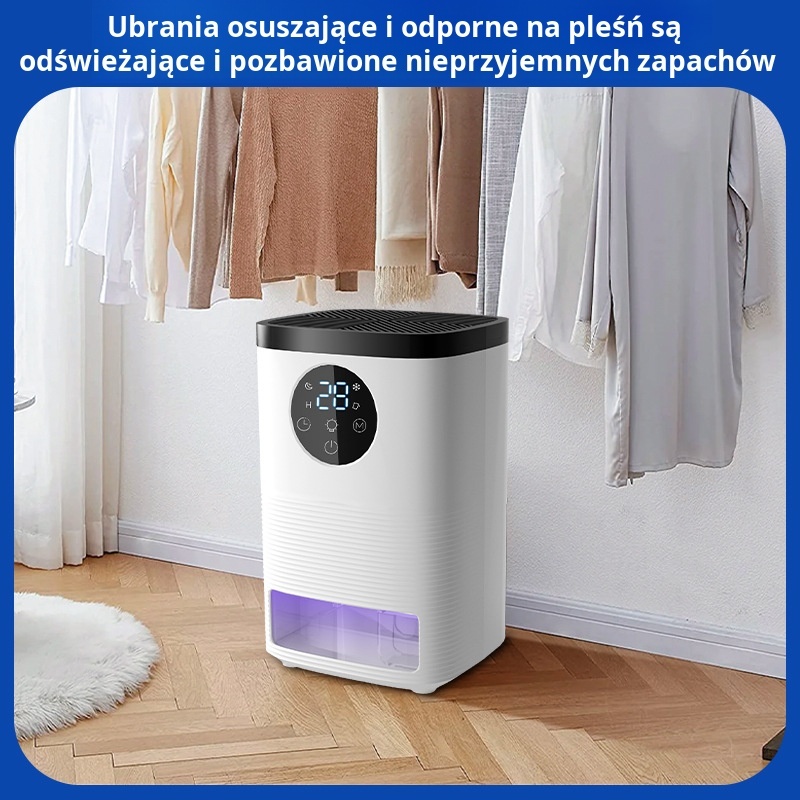Nowy mini osuszacz do sypialni, domowy osuszacz do piwnicy, mały przenośny osuszacz