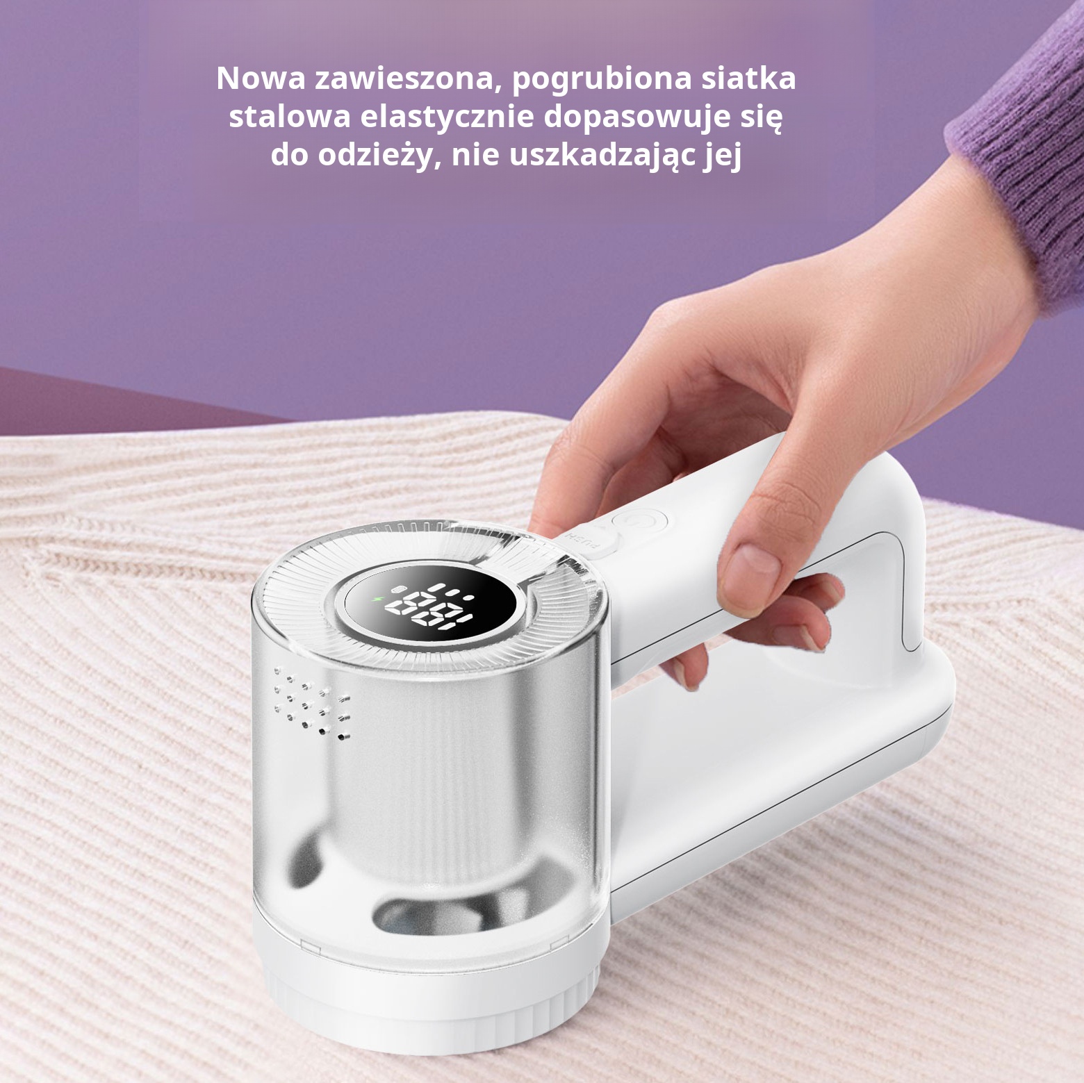 Nowy trymer do włosów z wyświetlaczem cyfrowym, wygodny w użytkowaniu, golarka 2 w 1, akumulatorowy 