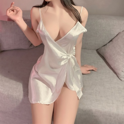 SD-GIFT I  Pure Desire Deep V Slip Dress