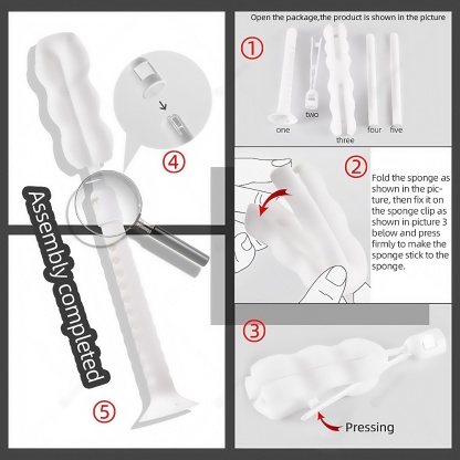 Sex Doll Cleaning Sponge Brush