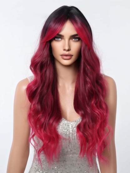 SD-GIFT I Long Red Curly Sex Doll Hair 