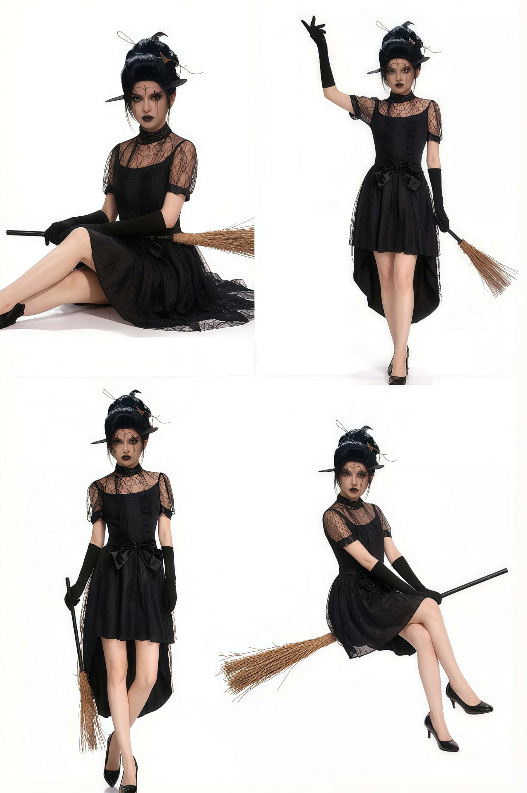SD-GIFT I Halloween Witch Costume Sex Doll Clothes 