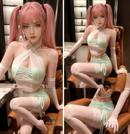 SD-GIFT I Drawstring Hip-revealing Suit