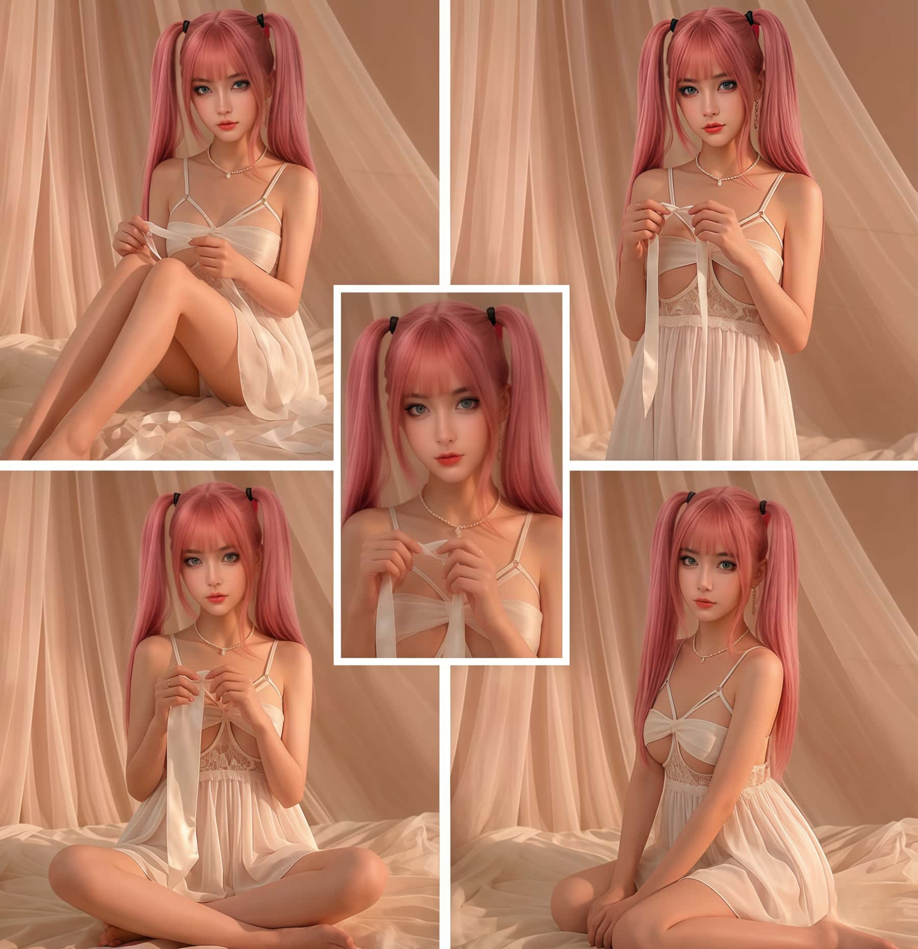 SD-GIFT I Lace Temptation Butterfly Nightdress