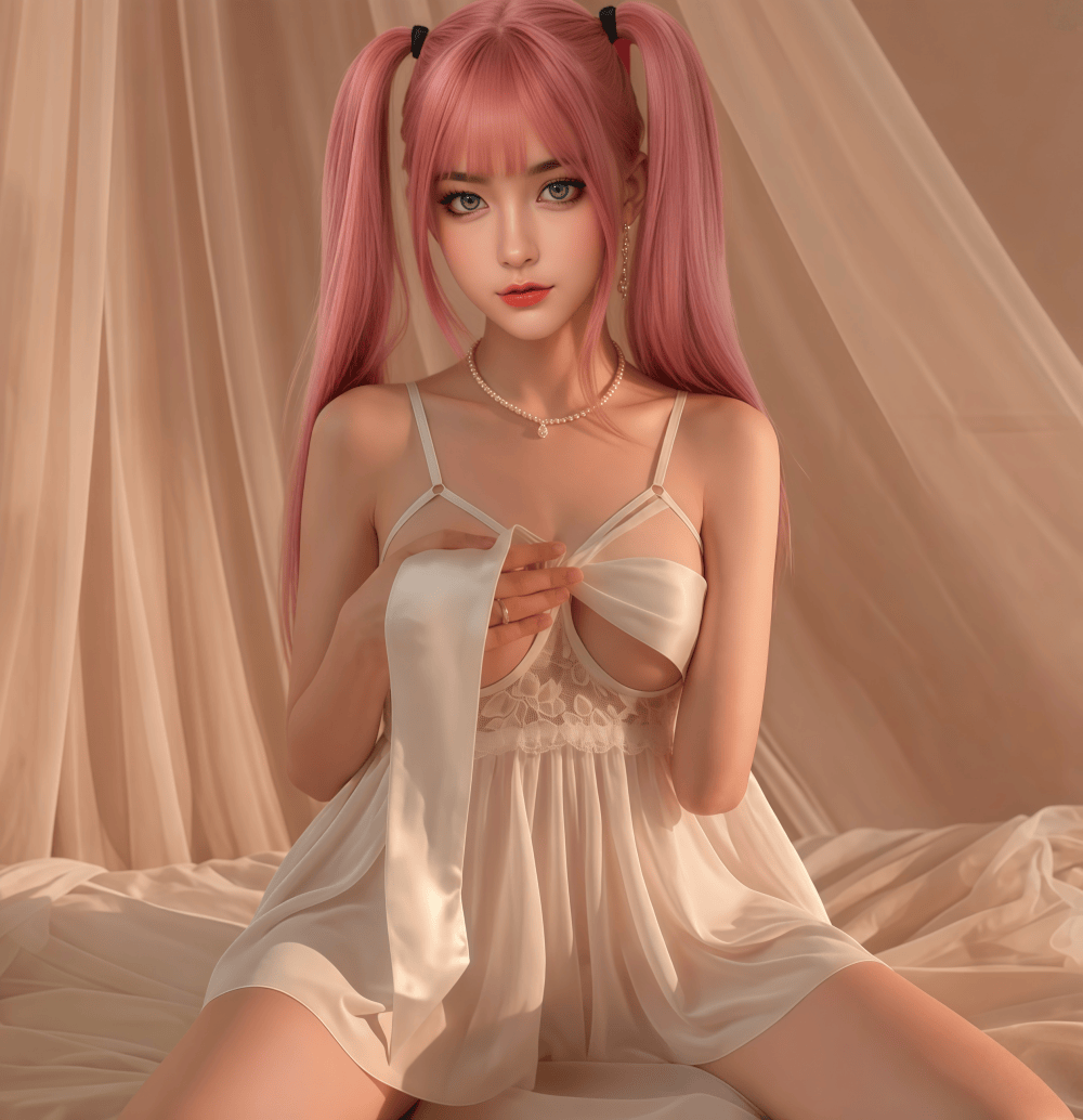 SD-GIFT I Lace Temptation Butterfly Nightdress