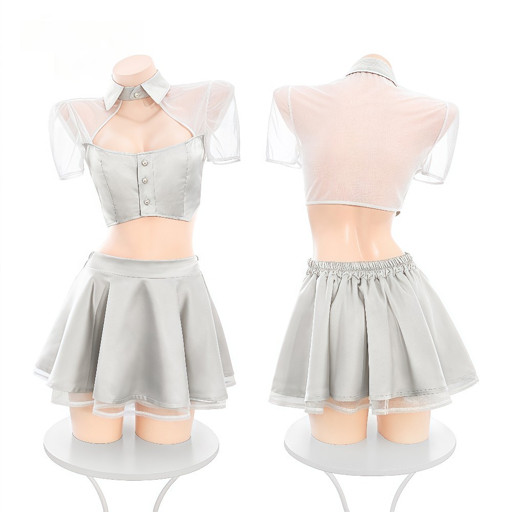 SD-GIFT I Sheer Crop Uniform Set 