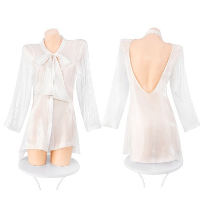 SD-GIFT I Sheer Shirt & Hip-Revealing Seduction Set 