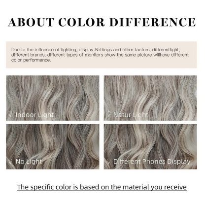 SD-GIFT I  Long Grey Blonde Synthetic Sex Doll Wig 