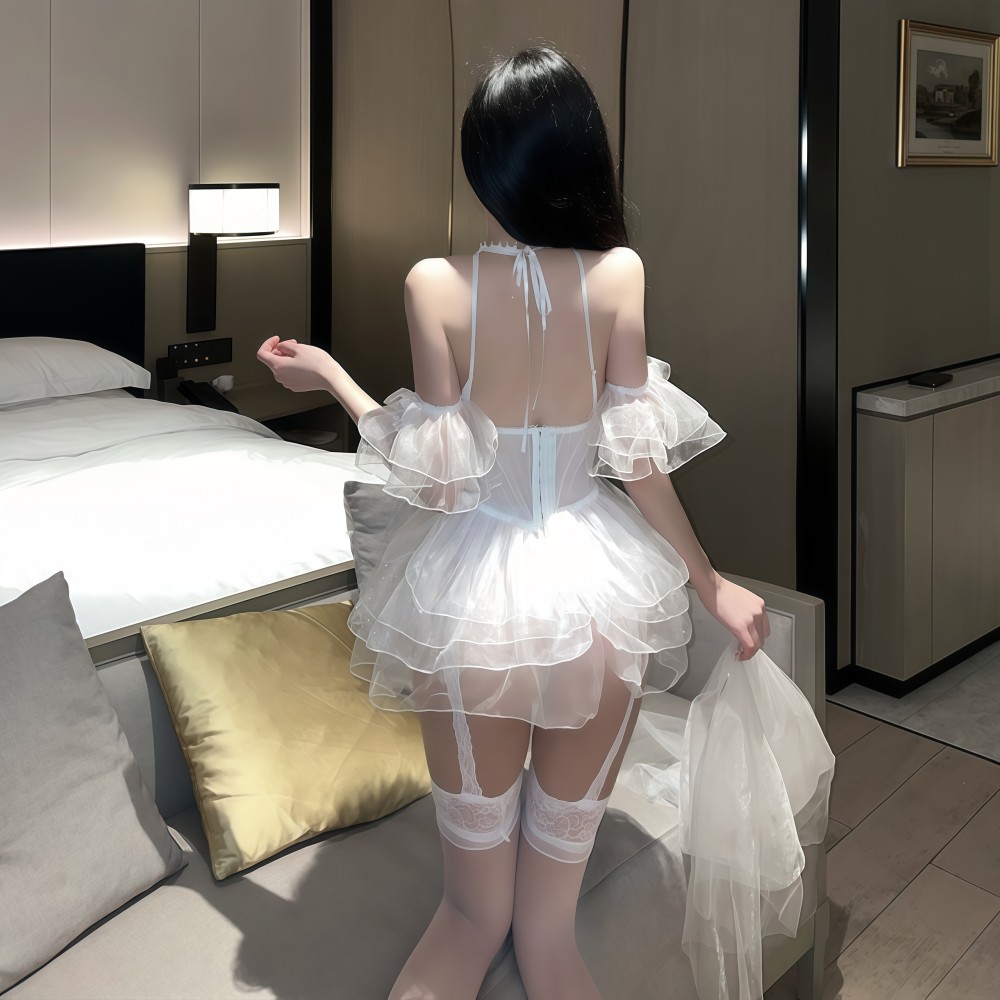 SD-GIFT I Bridal Wedding Dress With Veil