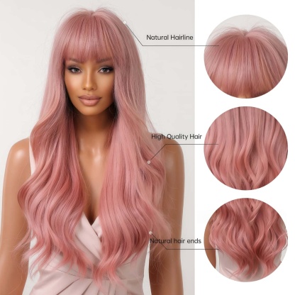 SD-GIFT I Pink Long Sex Doll Hair