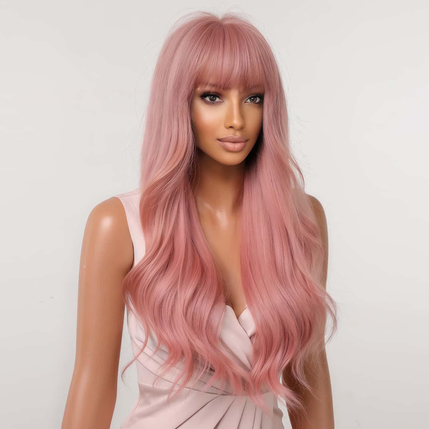 SD-GIFT I Pink Long Sex Doll Hair