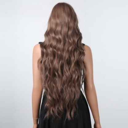 SD-GIFT I Brown Long Curly Sex Doll Hair