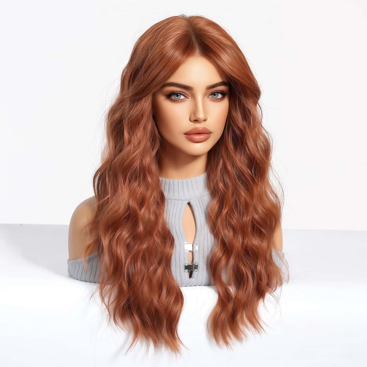 SD-GIFT I Long Red Sex Doll Wig