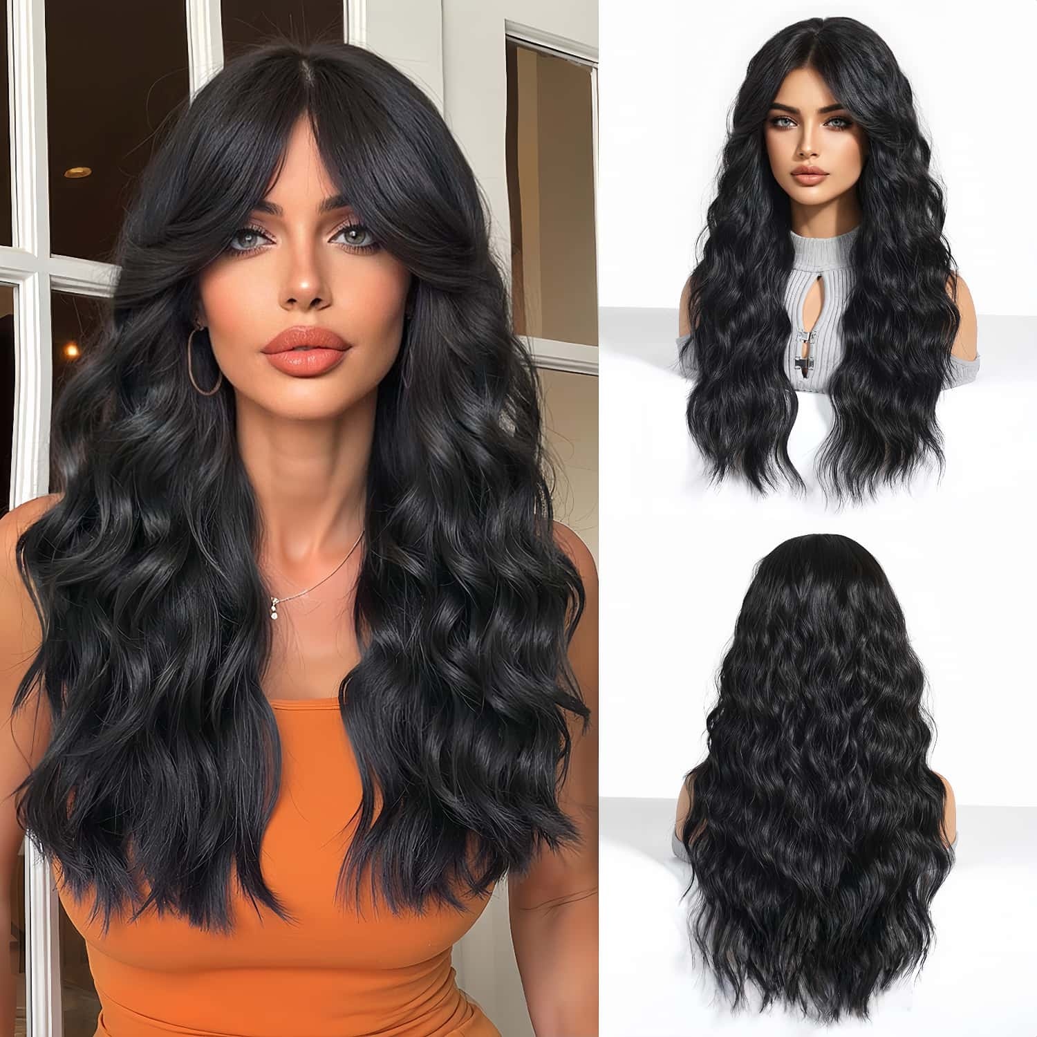 SD-GIFT I Long Black Sex Doll Hair 