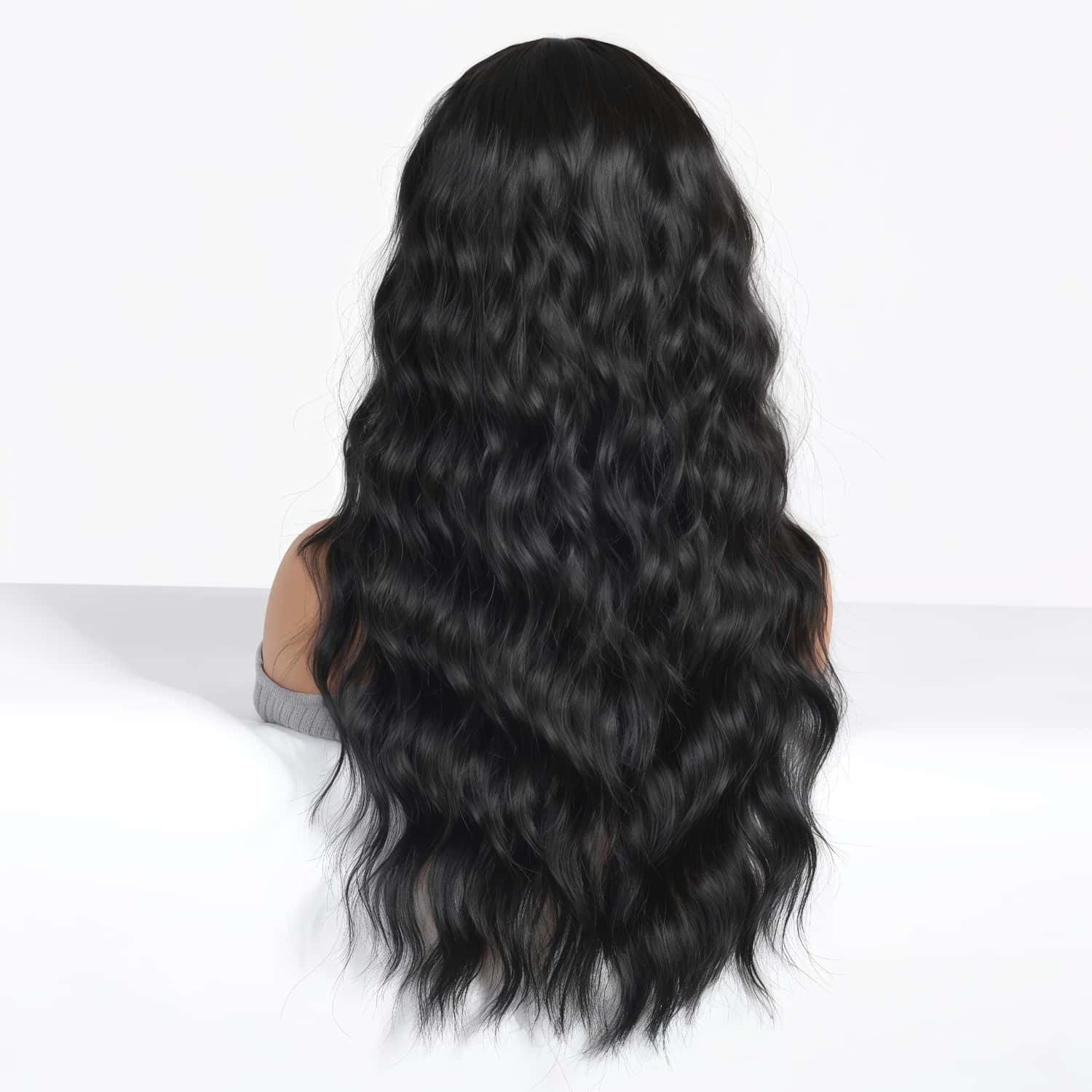 SD-GIFT I Long Black Sex Doll Hair 