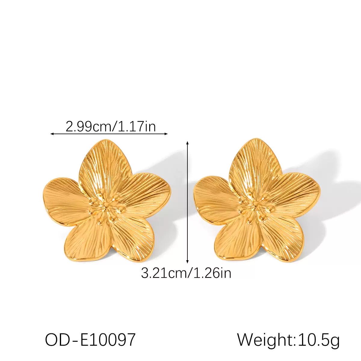 Flower earings