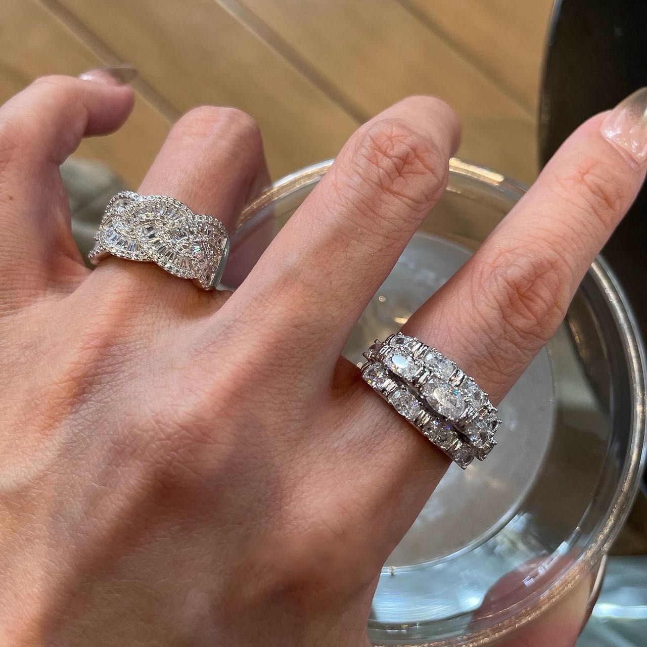 Elegant Sparkling Ring