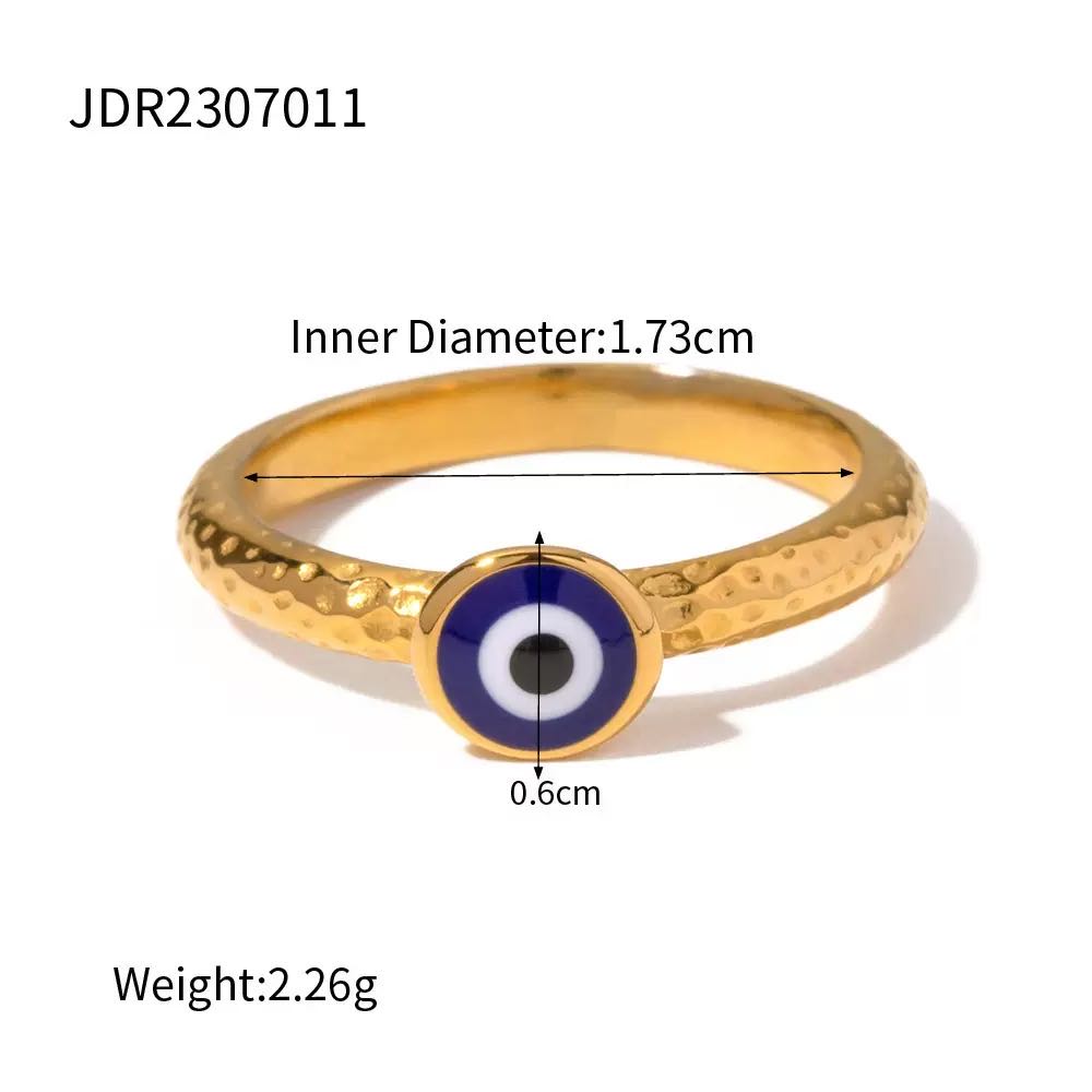 High-End Natural Stone INS-Style Ring