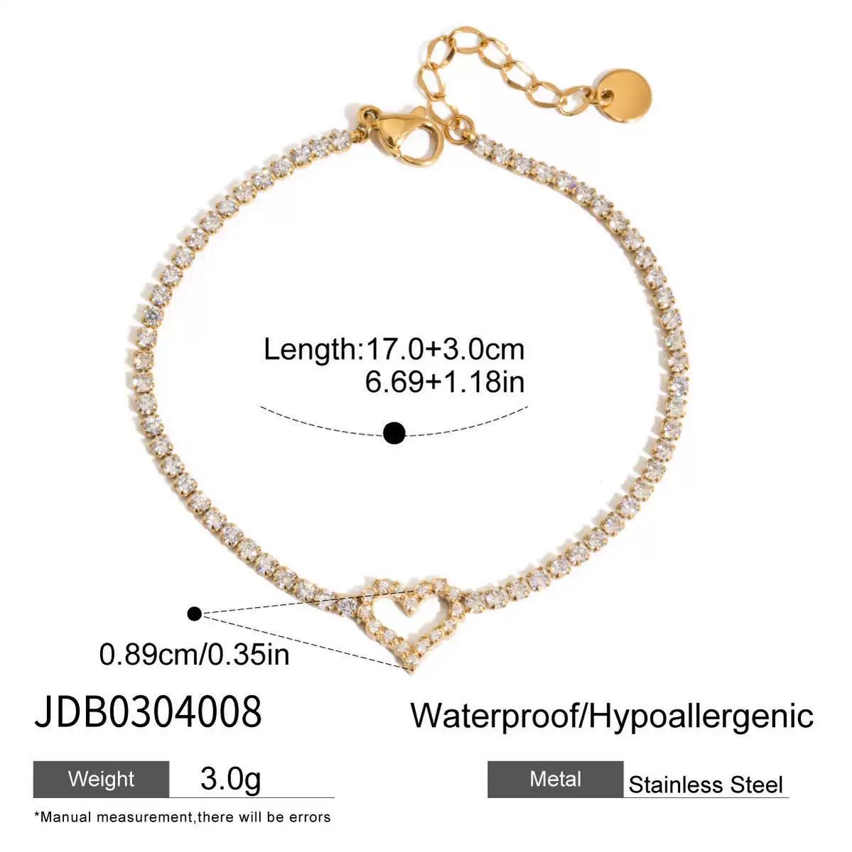 Light Luxury Zircon Diamond-Embedded Bestselling Bracelet