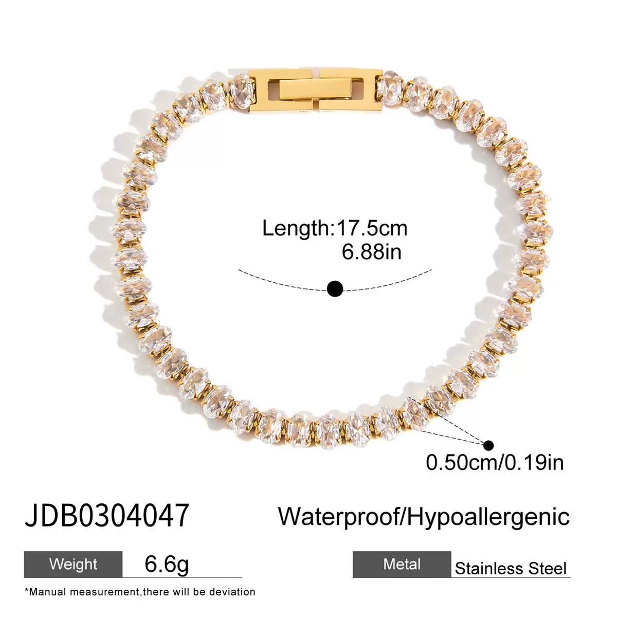 Light Luxury Zircon Diamond-Embedded Bestselling Bracelet