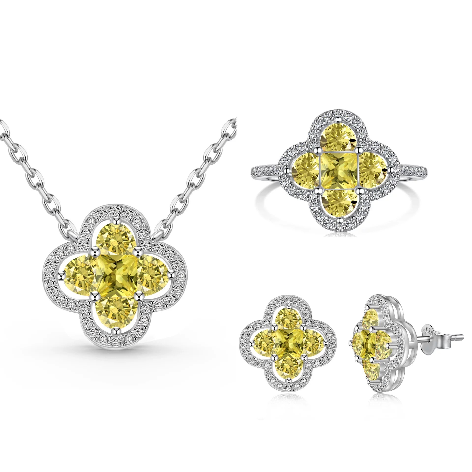 Lucky Clover Jewelry set