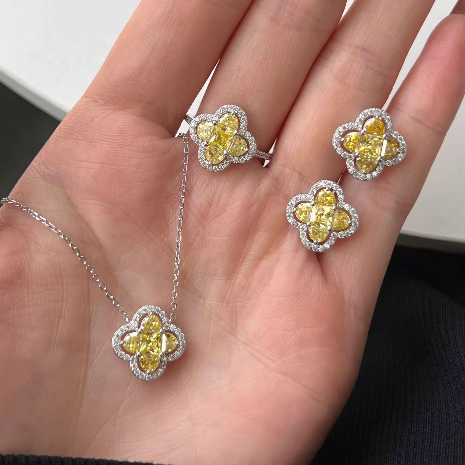 Lucky Clover Jewelry set