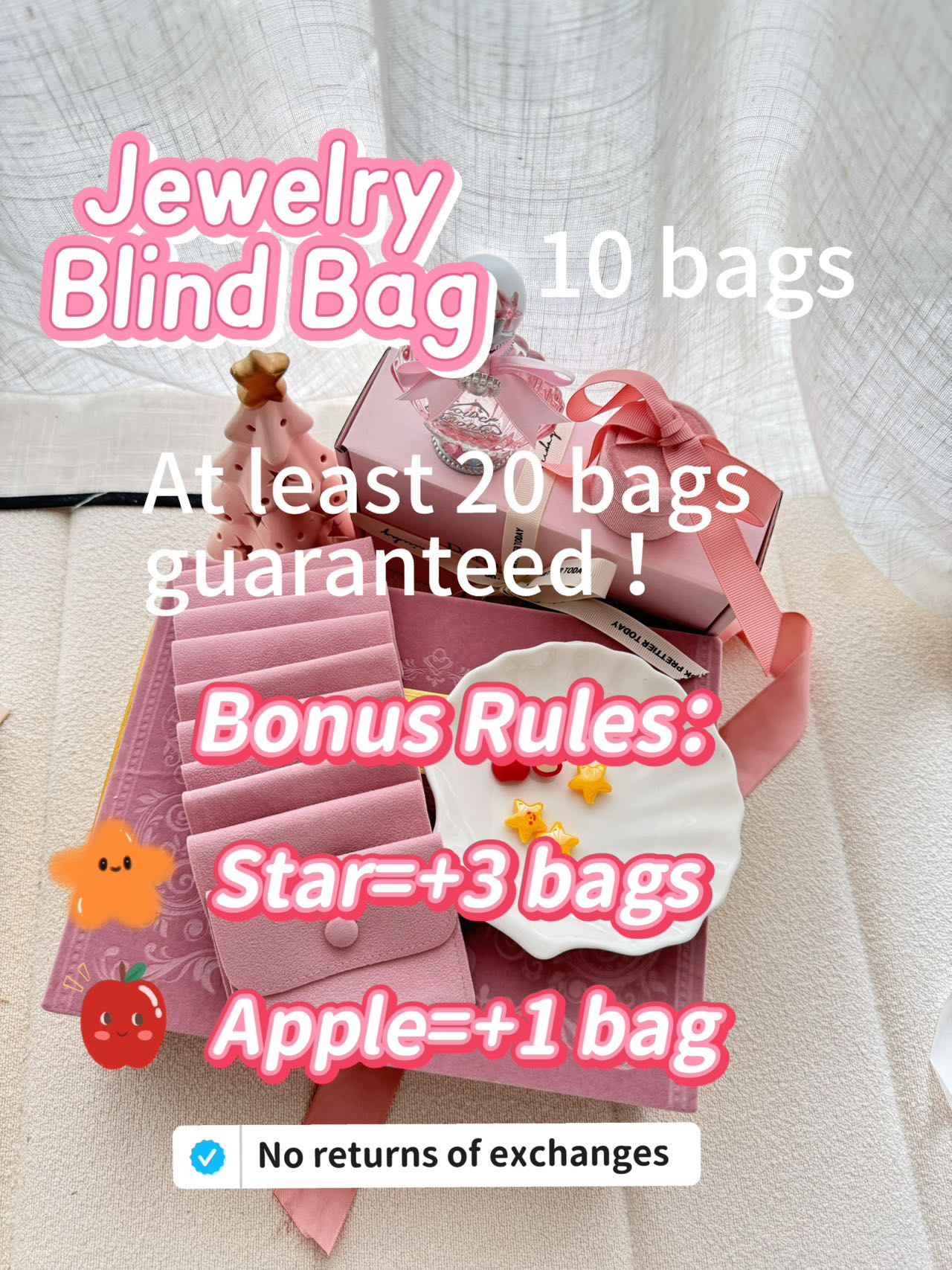 10 bags of titanium steel jewelry items