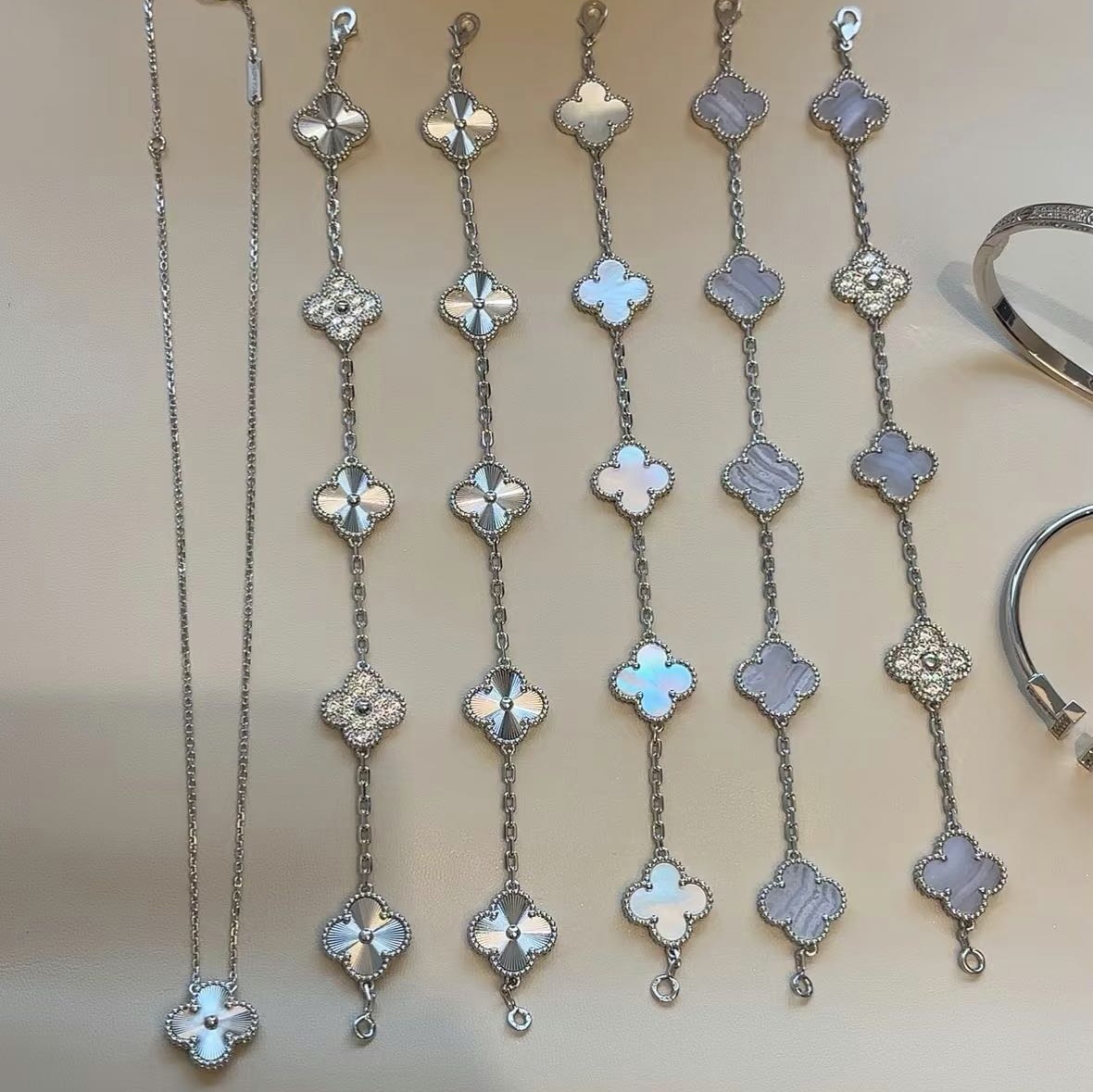 Bracelet Necklace Ring Earrings