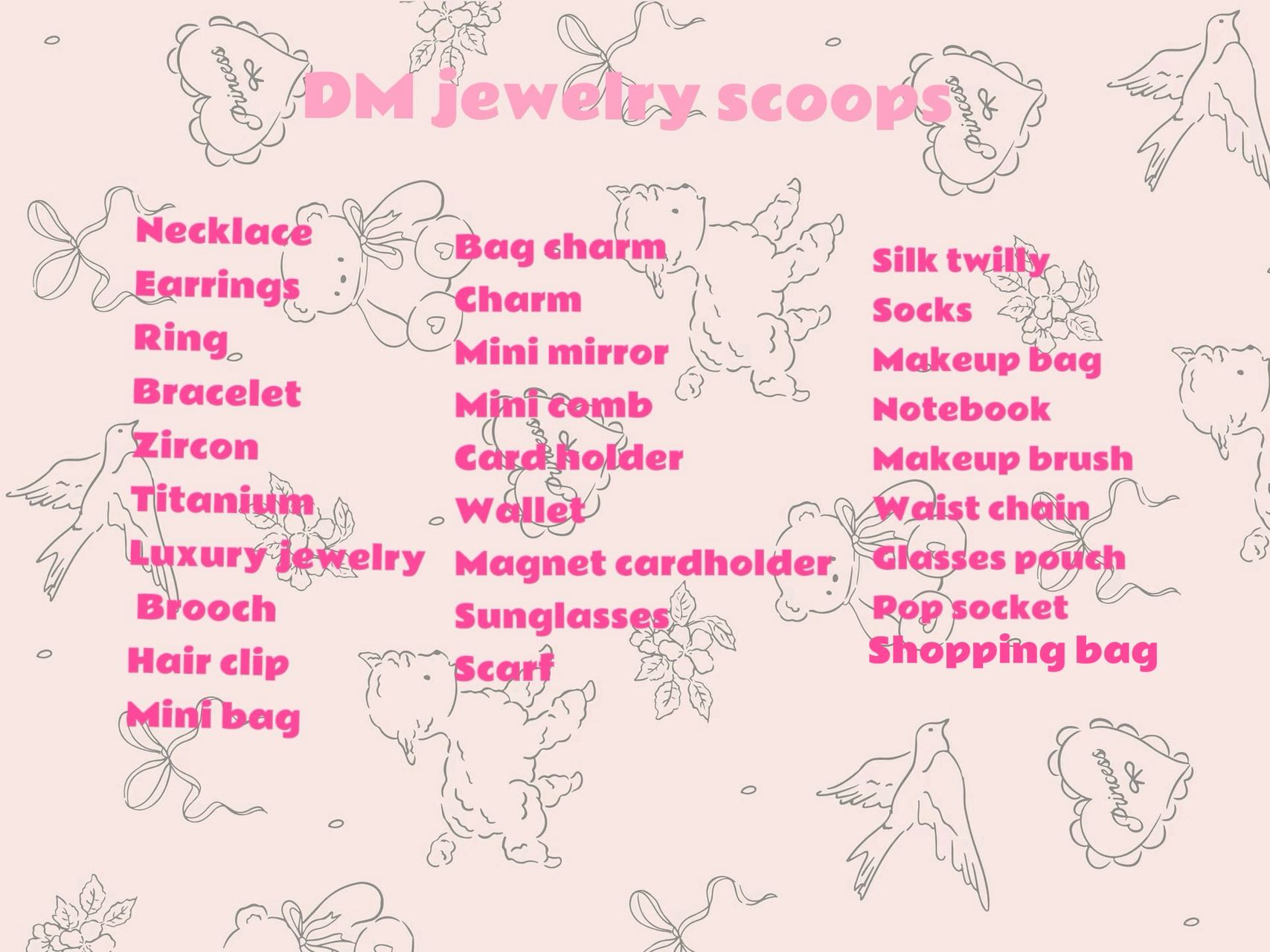 Blind luxury jewelry and lucky Scoop