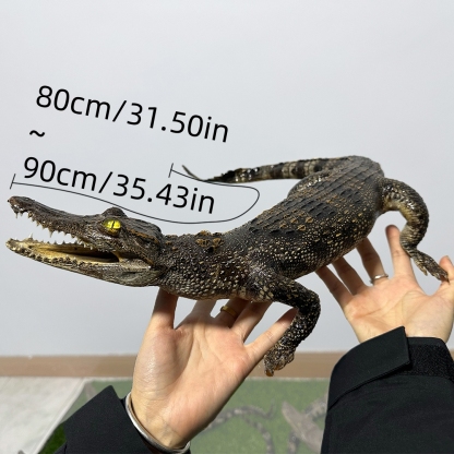 2200 Super 1M Crawling Crocodile Specimen Handmade Customized Dark Style Halloween Horror Resin Artwork Creative Birthday Gifts