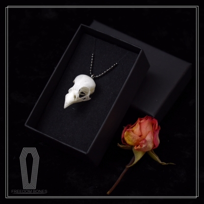 2101 Jewelry series Handmade Bone Necklace & Earrings Figurine Artisan Jewelry Unique Gothic for Halloween Christmas Gift Collectible Creative