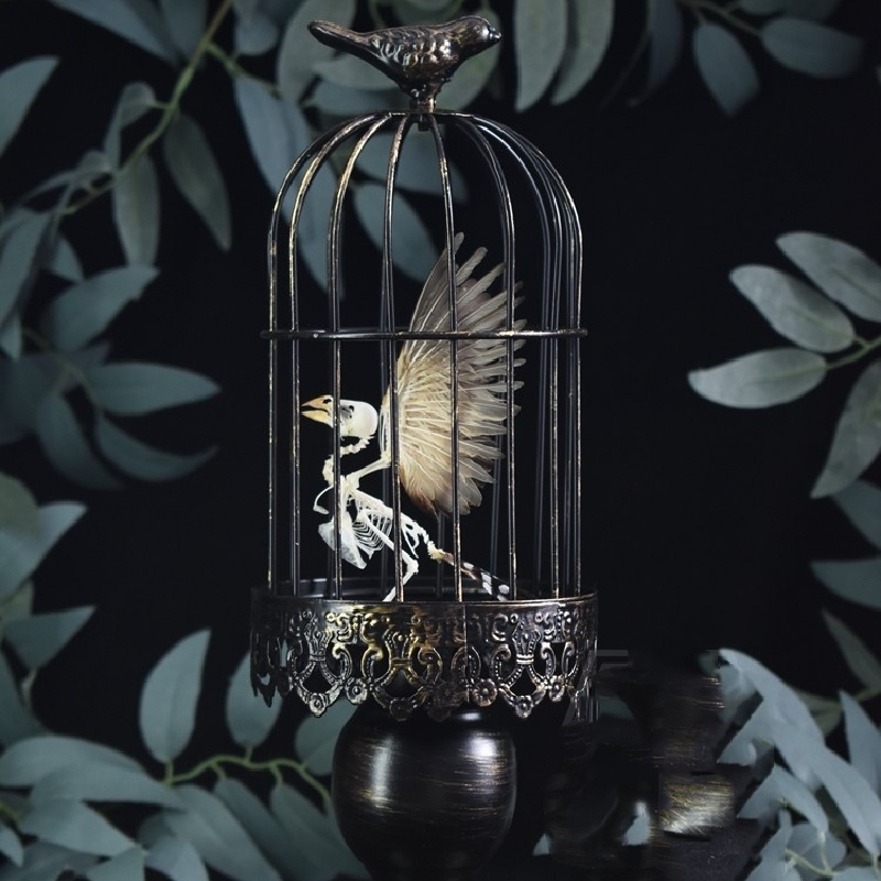 2001 Lifelike Avian Skeleton Replica Resin Cast Gothic Biology Study Non-Biological Specimen Dark Academia Decor Ethical