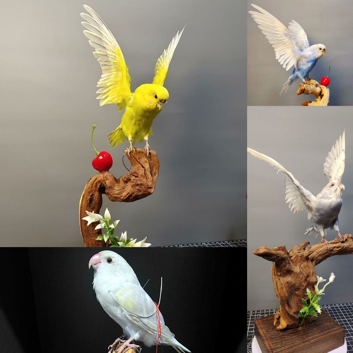 2055 Boutique series Handmade Bird Sculpture Art Home Decor Unique Animal Statue Creative Craft Collection for Wedding Christmas Halloween Gift