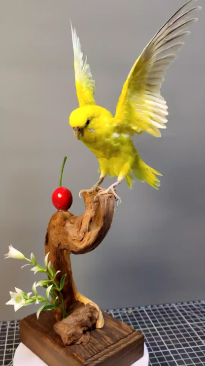 2055 Boutique series Handmade Bird Sculpture Art Home Decor Unique Animal Statue Creative Craft Collection for Wedding Christmas Halloween Gift