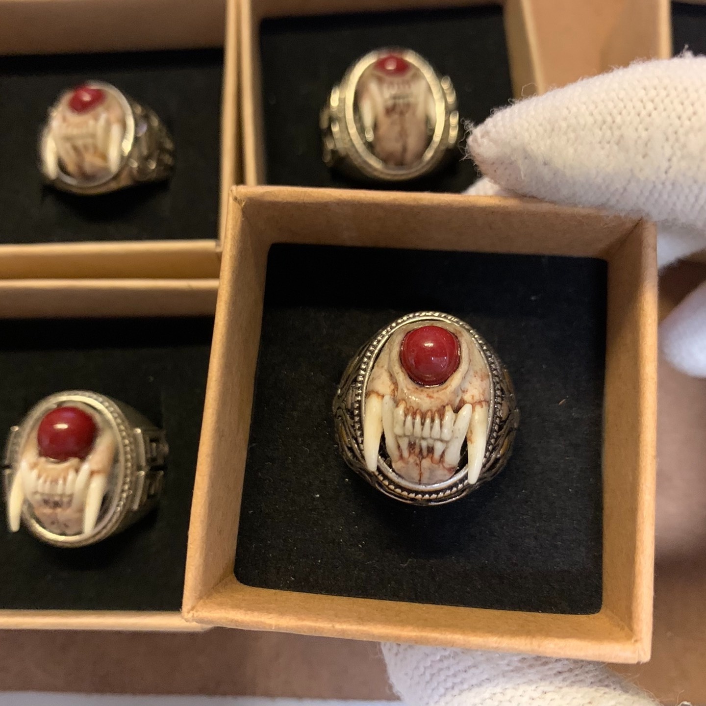 2115 Wholesale series 1/5/10 Pcs Crocodile Skull Artwork Decorative Sculpture Lot Premium Quality Animal Skull Home Decor Science