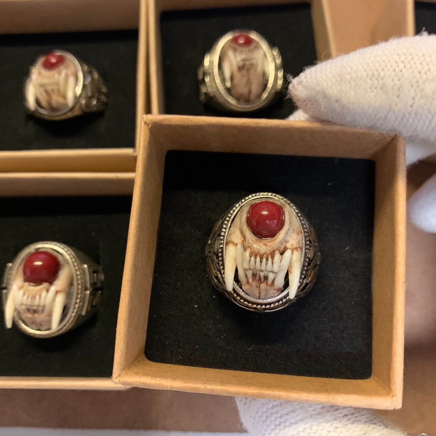 2115 Wholesale series 1/5/10 Pcs Crocodile Skull Artwork Decorative Sculpture Lot Premium Quality Animal Skull Home Decor Science