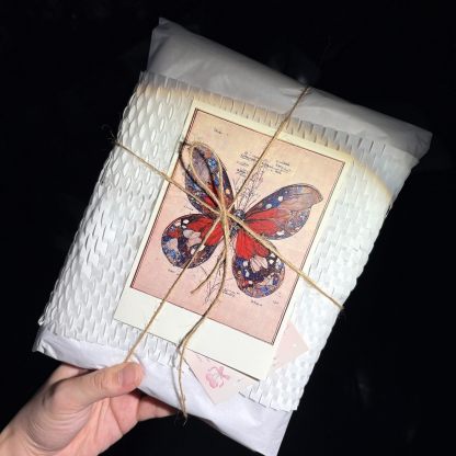 2164 Boutique series Real Blue Swallowtail Butterfly Specimen Hand-Painted Palette Background Insect Craft Display Home Wall Decor Painting Animal Specimen Ornament Creative Gift For Art Fans Home Décor