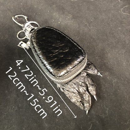 2058 Wholesale 1/5/10 Pcs Alligator Head Crocodile Teeth Claw Pendant Reptile Skin Purse Bag Keychain Backpack Decor