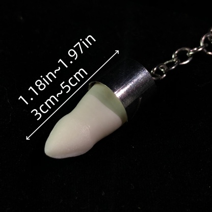 2058 Wholesale 1/5/10 Pcs Alligator Head Crocodile Teeth Claw Pendant Reptile Skin Purse Bag Keychain Backpack Decor