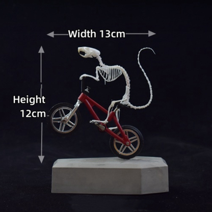 2203 Unique Skeleton Skull Art Handcrafted Mouse Bone Model Perfect for Dark Theme Rooms or Halloween Decorations Elegant Gothic