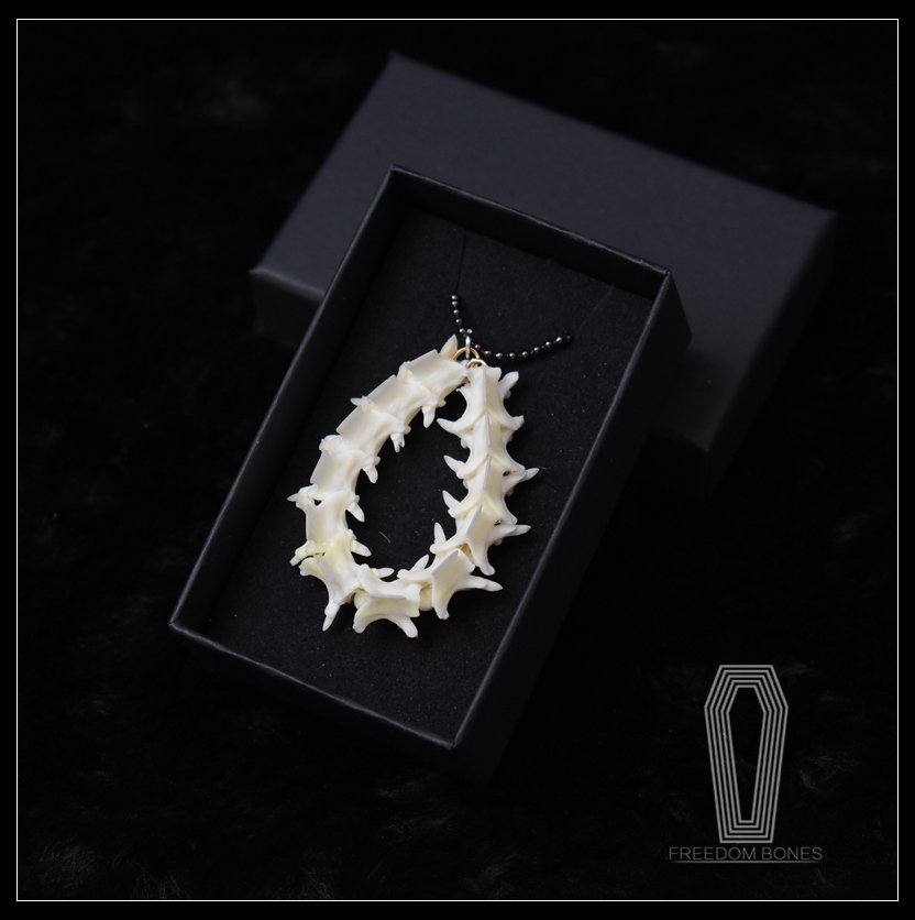 2101 Jewelry series Handmade Bone Necklace & Earrings Figurine Artisan Jewelry Unique Gothic for Halloween Christmas Gift Collectible Creative