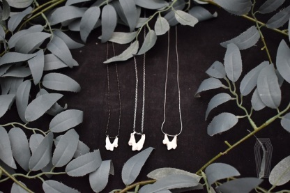 2101 Jewelry series Handmade Bone Necklace & Earrings Figurine Artisan Jewelry Unique Gothic for Halloween Christmas Gift Collectible Creative