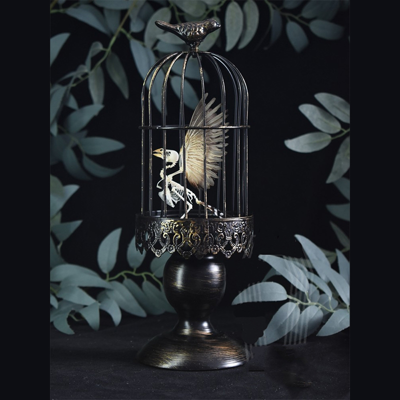 2001 Lifelike Avian Skeleton Replica Resin Cast Gothic Biology Study Non-Biological Specimen Dark Academia Decor Ethical