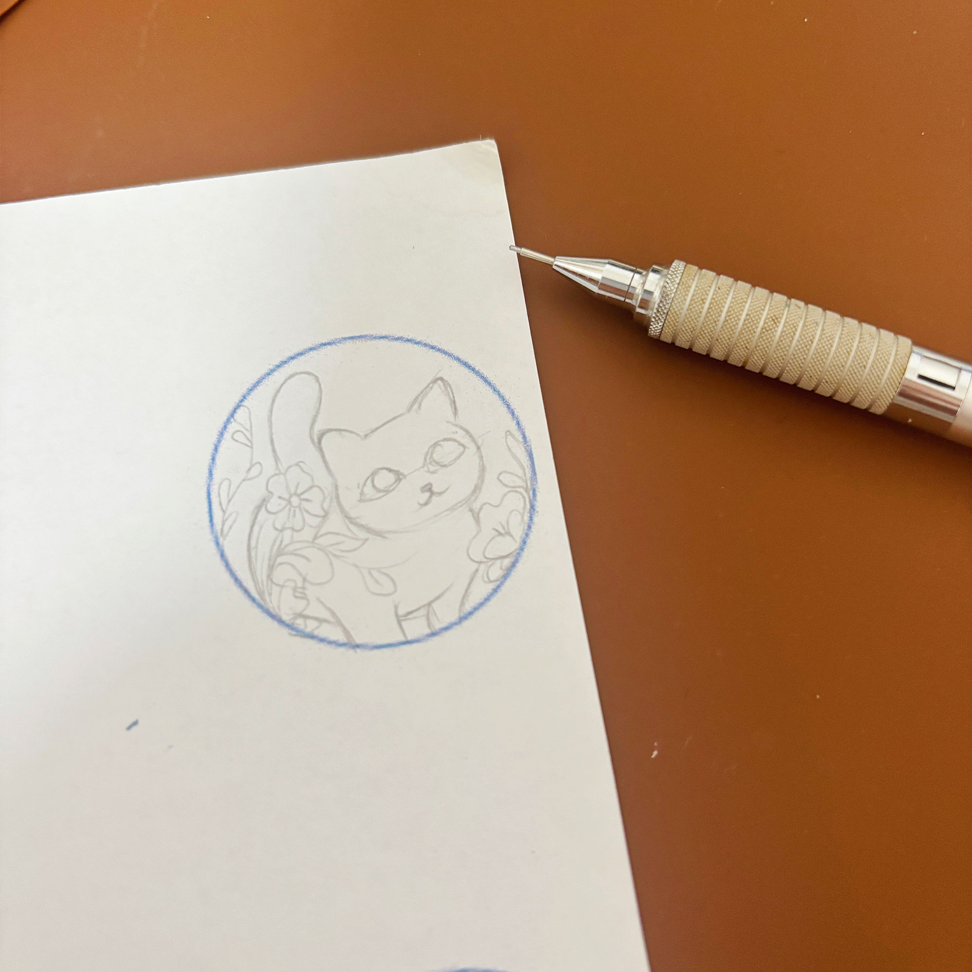 Custom Pet Cloisonné Sand Art Pendant | Original Illustration