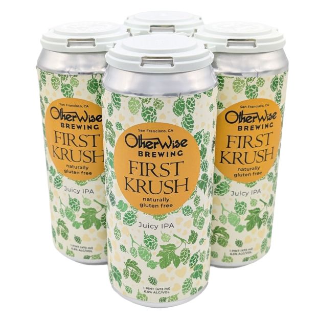 First Krush (juicy IPA, gluten-free)