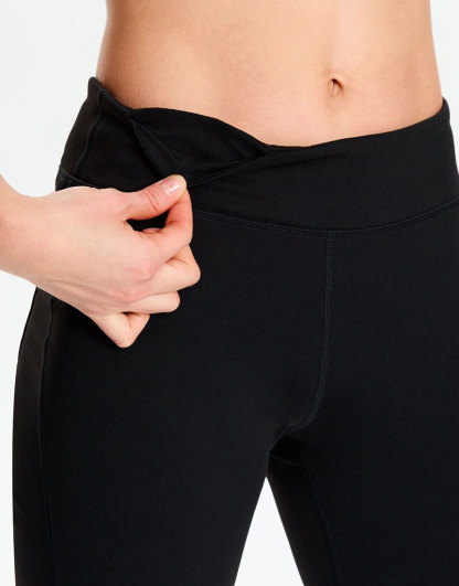 【wjk】workout pants blackcamo emboss NKD High Waist Workout Leggings w/ Pockets | Black | CNC