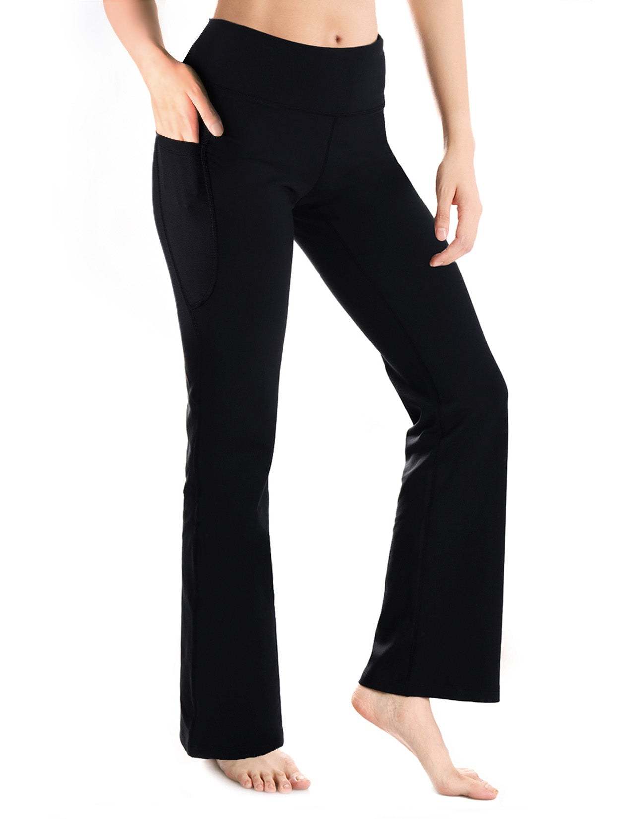 ヨガ・フィットネスその他 BALLESSIMO Semi bootcut pants (black) $_57.JPG?set_id=8800005007